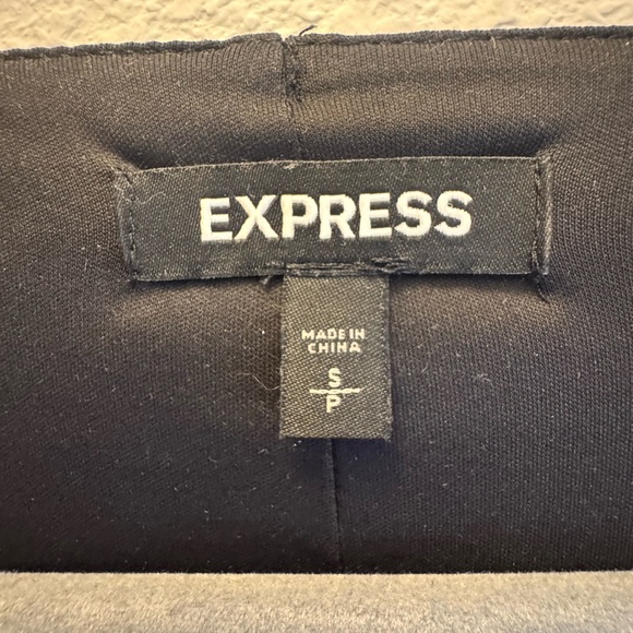 Express Black and Silver Sequin Long Sleeve Dress - Picture 6 of 6